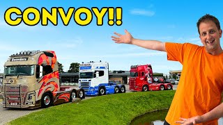 CONVOY TO TRUCKSTAR ASSEN  THE BEST TRUCKSHOW IN EUROPE  PT1  truckertim [upl. by Mattheus]