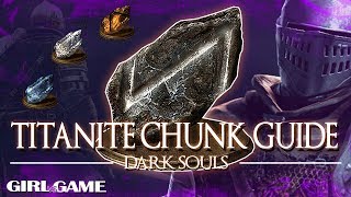 DARK SOULS Remastered  Titanite Chunk Guide Locations and Farming Tips [upl. by Belloir]