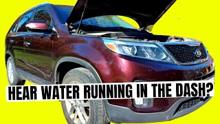 Water Sound in Dashboard of 2015 Kia Sorento  No Worries EASY FIX [upl. by Dar]