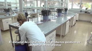 Seguridad en laboratorios Segurtasun neurriak laborategiet [upl. by Seiuqram]