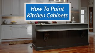 How to Paint Laminate Kitchen Cabinets White [upl. by Nnylekoorb]