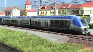 Mon réseau de train miniature Spécial AGC vidéo n°6 [upl. by Ikuy]