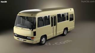 Toyota Coaster bus 1983 3D model by 3DModelsorg [upl. by Armil]