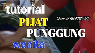 pijat PUNGGUNG WANITA CANTIK  BACK MASSAGE TUTORIAL  pijat punggung WANITA HAMIL pijat fyp asmr [upl. by Aciamaj]