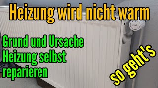 Heizungsventil klemmt  Heizung wird nicht warm  So Ventil von Heizung gangbar machen [upl. by Minnaminnie769]