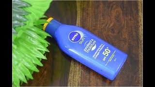 Nivea Sun Protect And Moisture SPF 50 Review  Nivea Sunscreen Lotion  Beauty Express [upl. by Beane377]