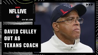 The Texans fire David Culley after one season  NFL Live [upl. by Dagley932]