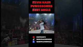 TNA Classics Kevin Nash Powerbombs Kurt Angle wrestling shorts fyp [upl. by Terrab]