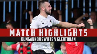 Dungannon Swifts vs Glentoran  28th August 2021 23 [upl. by Eimaral]