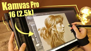 Huion Kamvas Pro 16 25k Unboxing  Review [upl. by Ystap]