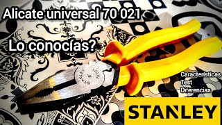 Alicate universal Stanley 70021 herramientas test review tools [upl. by Kano]