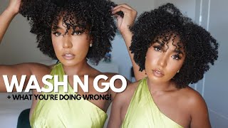 What You’re Doing Wrong On Your Wash N Go  2 product  3C4A HAIR  defined curls  LAUREN CAMILLE [upl. by Alleris]