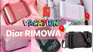 Dior RIMOWA 💜❤️ Wanna To Travels Chic With Dior Luxury Brand From Europe [upl. by Eidassac711]