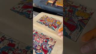 Colorful Chinese New Year printmaking painting 🎨 printmaking artandcraft artwork painting [upl. by Xila]