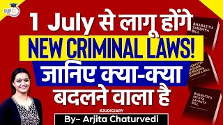 New Criminal Laws in India 2023  New Criminal Laws Comparison  New Criminal Laws Judiciary [upl. by Marr865]