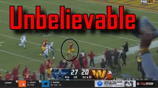 Missed Extra Point Ruins Miracle Ending  Washington Commanders Vs Dallas Cowboys [upl. by Itsud]