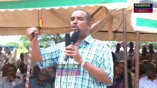 WAJIR WEST MP HON KOLOSH SPEECH THNANKS GIVING ISSAGARISSA [upl. by Arze663]