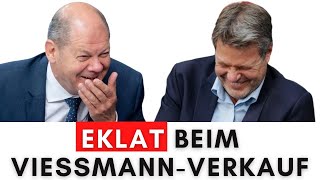 Echt irre Scholz amp Habeck freuen sich über ViessmannVerkauf [upl. by Alyahs]