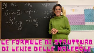 Le formule di struttura di Lewis delle molecole Lezione 7 [upl. by Nnewg]