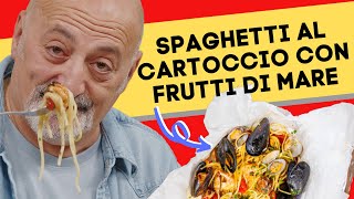 Spaghetti al cartoccio con frutti di mare [upl. by Xonel]