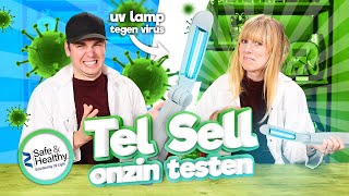 VIRUSSEN EN BACTERIËN VERWIJDEREN MET EEN LAMP  Tel Sell onzin testen 16 [upl. by Silberman877]