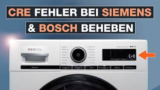 CRE am Siemens amp Bosch Trockner beheben am Beispiel IQ700 🧺 CrE Fehlermeldung löschen – Testventure [upl. by Humfrey]