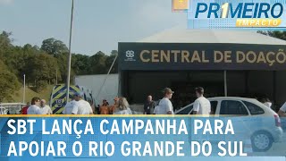 quotSBT do Bemquot recebe doações para o RS na sede em Osasco SP  Primeiro Impacto 200505 [upl. by Anirec]