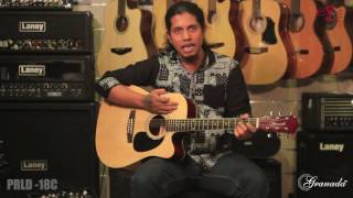 Granada PRLD18C Acoustic Guitar Dreadnought Demo [upl. by Aliam365]