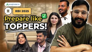 RBI Grade B Toppers Tips  RBI Toppers’ Preparation Strategy  Study Habits  RBI 2025 Anuj Jindal [upl. by Heuser908]