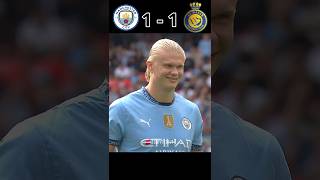 Halland vs Ronaldo😱 Manchester city vs Al Nassr 🔥 ronaldo youtube football shorts [upl. by Nami18]