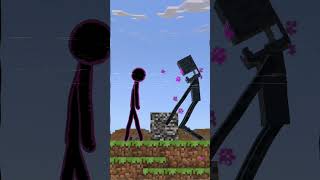 Testing the Limits of Enderman Stickman Animation minecraft animation [upl. by Nirtiak789]