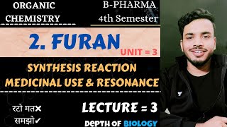 furan synthesis and reactions  furan organic chemistry  furan resonance structures sgsir [upl. by Baoj]