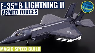 F35 B Lightning II  STOVL Short TakeOff amp Vertical Landing  COBI 5829 Speed Build Review [upl. by Akerley]