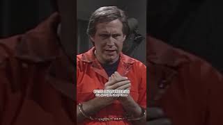 Chevy Chase goes too far proving his insanity before trial  classic SNL comedy funny shorts [upl. by Atsocal89]