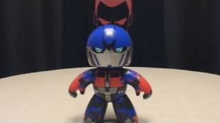 Mighty Muggs OPTIMUS PRIME EmGos Transformers Reviews N Stuff [upl. by Uy]