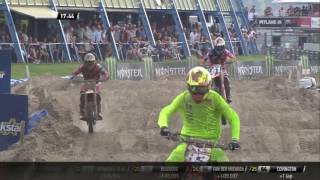 Herlings vs Prado MXGP of The Netherlands 2016  Assen  motocross [upl. by Dunc365]