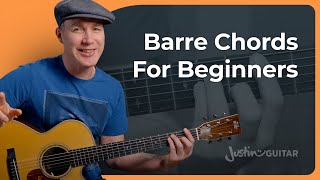 Easy Barre Chords For Beginners [upl. by Lalita565]