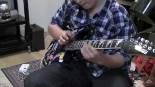 Beat It  Michael Jackson  Guitar Solo Cover by Seb 13 years old [upl. by Frankel]