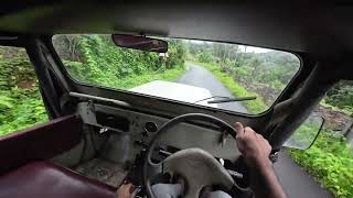 POV drive Mahindra Jeep 1994 model [upl. by Nerland]