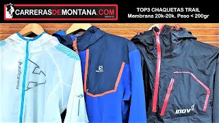 La mejor chaqueta trail y montaña Top3 Inov8 Salomon y Raidlight Análisis y prueba de Mayayo [upl. by Ised]