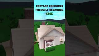 Cottage Comforts 710⭐ Drone Video  50k Bloxburg Prebuilt No Gamepass roblox bloxburgtour [upl. by Crescint]