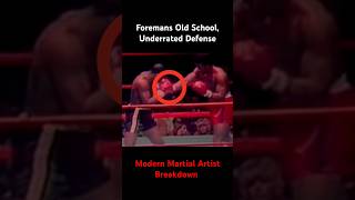 Foremans Defense Set Up His Offense  Technique Breakdown [upl. by Atilem78]