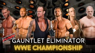 Ultimate Ruthless Aggression Era WWE Championship Match  Gauntlet Eliminator ruthlessaggressionera [upl. by Yllime]