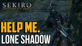 Sekiro  How to Beat Lone Shadow Masanaga the SpearBearer Boss Easy Cheese Method [upl. by Nnylassej]