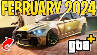 NEW GTA Plus Benefits FEBRUARY 2024 In GTA Online  Ocelot Jugular amp MORE [upl. by Rafa42]