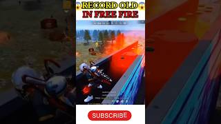 Record old player in free fire😱viralvideo trending youtubeshorts shorts video garenafreefire [upl. by Larkins569]