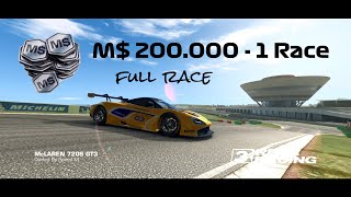 Real Racing 3  M 200000 In 1 Race full race [upl. by Auqinu]