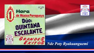 Dúo Quintana  Escalante  Nde Poty Ryakuanguemi [upl. by Prouty]