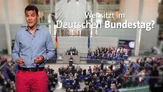 kurzerklärt Wer sitzt im Deutschen Bundestag [upl. by Trammel436]