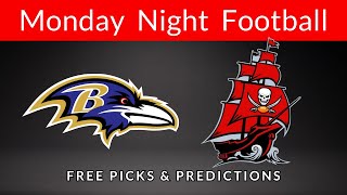 Ravens vs Buccaneers  Monday Night Football Free Pick 102124  Picks And Parlays [upl. by Delphina]